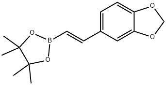 1,3-Benzodioxole, 5-[(1E)-2-(4,4,5,5-tetramethyl-1,3,2-dioxaborolan-2-yl)ethenyl]- Struktur