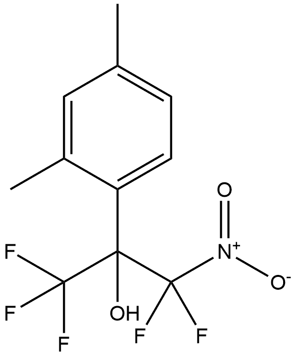Benzenemethanol, α-(difluoronitromethyl)-2,4-dimethyl-α-(trifluoromethyl)-