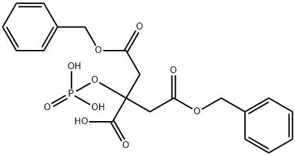 4-(benzyloxy)-2-[2-(benzyloxy)-2-oxoethyl]-4-oxo-
2-(phosphonooxy)butanoic acid Structure