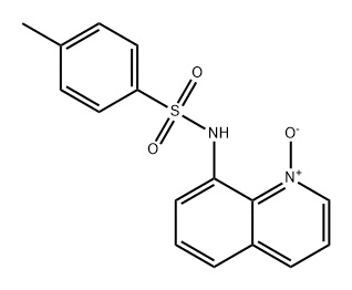 Benzenesulfonamide, 4-methyl-N-(1-oxido-8-quinolinyl)- Struktur