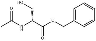 N-Acetyl-D-serine Phenylmethyl Ester Structure