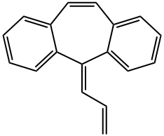 5H-Dibenzo[a,d]cycloheptene, 5-(2-propen-1-ylidene)-,16203-86-4,结构式