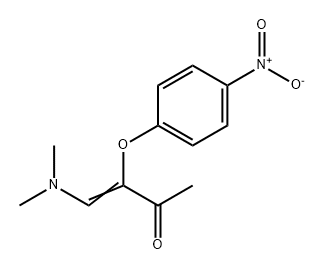 3-Buten-2-one, 4-(dimethylamino)-3-(4-nitrophenoxy)- Structure