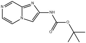 Carbamic acid, N-imidazo[1,2-a]pyrazin-2-yl-, 1,1-dimethylethyl ester,1621324-21-7,结构式