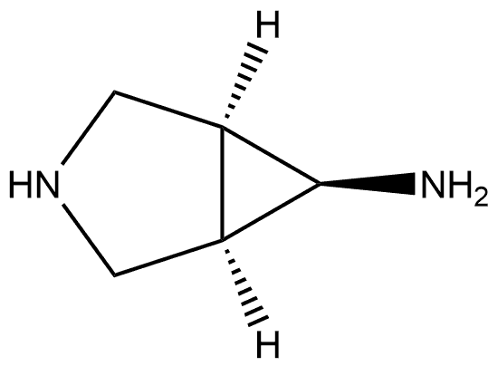 3-Azabicyclo[3.1.0]hexan-6-amine, (1α,5α,6β)- Structure