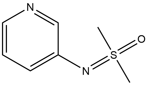 Dimethyl[(pyridin-3-yl)imino]-lambda6-sulfanone 化学構造式