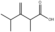 Pentanoic acid, 2,4-dimethyl-3-methylene- Structure