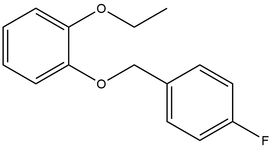 1-Ethoxy-2-[(4-fluorophenyl)methoxy]benzene Structure