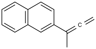Naphthalene, 2-(1-methyl-1,2-propadien-1-yl)- 结构式