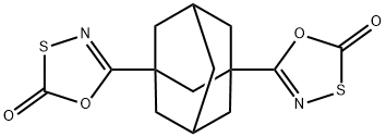 1,3,4-Oxathiazol-2-one, 5,5'-tricyclo[3.3.1.13,7]decane-1,3-diylbis- (9CI) Structure