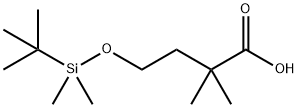 Butanoic acid, 4-[[(1,1-dimethylethyl)dimethylsilyl]oxy]-2,2-dimethyl- Structure