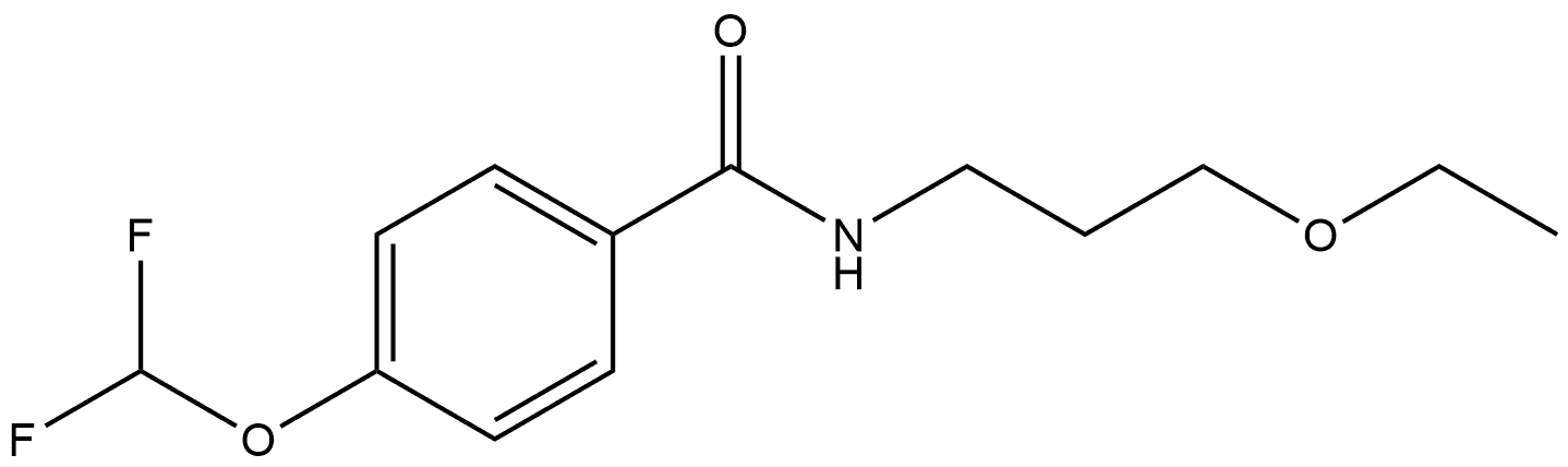 1625584-62-4 4-(Difluoromethoxy)-N-(3-ethoxypropyl)benzamide