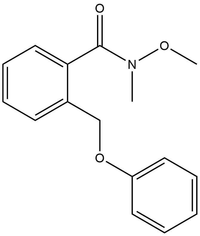 N-Methoxy-N-methyl-2-(phenoxymethyl)benzamide 结构式