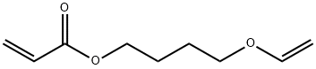 2-Propenoic acid, 4-(ethenyloxy)butyl ester Structure