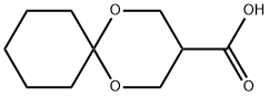 1,5-Dioxaspiro[5.5]undecane-3-carboxylic acid Structure