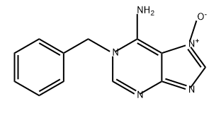 1H-Purin-6-amine, 1-(phenylmethyl)-, 7-oxide Structure