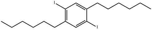 Benzene, 1,4-dihexyl-2,5-diiodo-