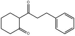 Cyclohexanone, 2-(1-oxo-3-phenylpropyl)- Structure