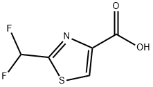 4-Thiazolecarboxylic acid, 2-(difluoromethyl)-|2-(二氟甲基)-4-噻唑羧酸