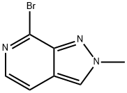 2H-Pyrazolo[3,4-c]pyridine, 7-bromo-2-methyl- Struktur