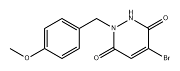 3,6-Pyridazinedione, 4-bromo-1,2-dihydro-1-[(4-methoxyphenyl)methyl]- Structure