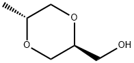 1,4-Dioxane-2-methanol, 5-methyl-, (2S,5R)- 化学構造式