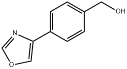 Benzenemethanol, 4-(4-oxazolyl)- Struktur
