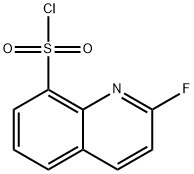 8-Quinolinesulfonyl chloride, 2-fluoro- Structure