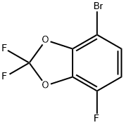 1,3-Benzodioxole, 4-bromo-2,2,7-trifluoro- Structure