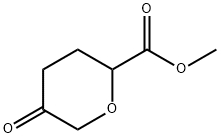 5-氧代四氢2H-吡喃-2-羧酸甲酯,1629073-02-4,结构式
