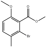 Benzoic acid, 2-bromo-6-methoxy-3-methyl-, methyl ester Structure