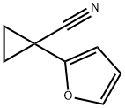 Cyclopropanecarbonitrile, 1-(2-furanyl)- Structure