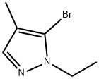 1H-Pyrazole, 5-bromo-1-ethyl-4-methyl- Struktur