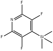 Pyridine, 2,3,5,6-tetrafluoro-4-(trimethylsilyl)- Struktur