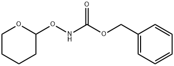 Carbamic acid, N-[(tetrahydro-2H-pyran-2-yl)oxy]-, phenylmethyl ester Struktur