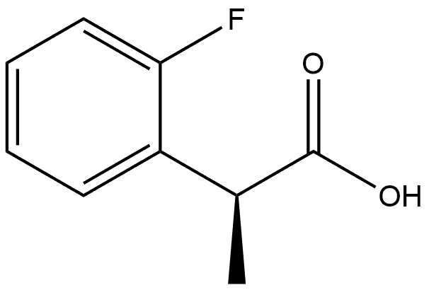(S)-2-(2-氟苯基)丙酸, 1630530-46-9, 结构式