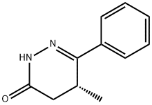 3(2H)-Pyridazinone, 4,5-dihydro-5-methyl-6-phenyl-, (5R)- 化学構造式