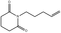 2,6-Piperidinedione, 1-(4-penten-1-yl)- Structure