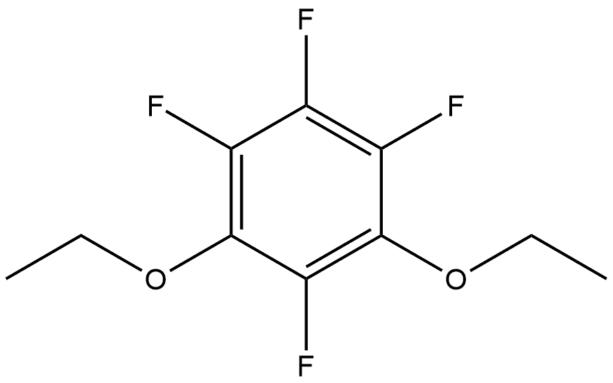 1,3-Diethoxy-2,4,5,6-tetrafluorobenzene 结构式