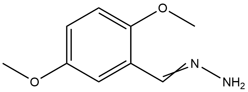 2,5-Dimethoxybenzaldehyde hydrazone Structure