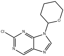 2-氯-9-(四氢2H-吡喃-2-基)-9H-嘌呤, 1631967-65-1, 结构式