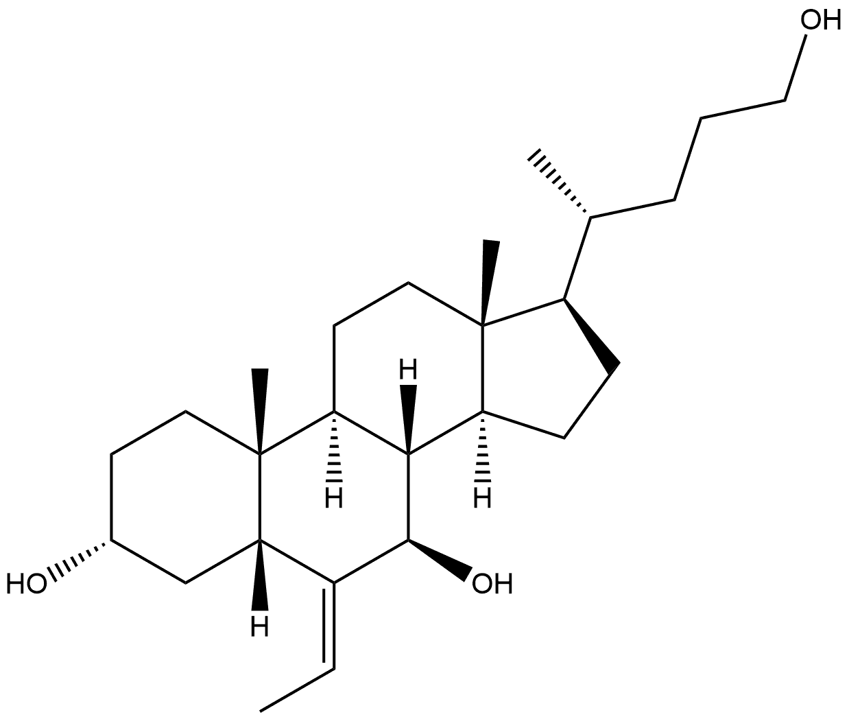 Obeticholic Acid Impurity 34 Structure