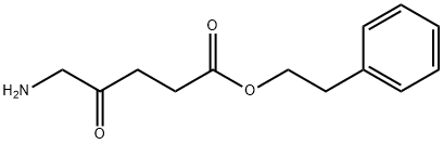 Pentanoic acid, 5-amino-4-oxo-, 2-phenylethyl ester 化学構造式