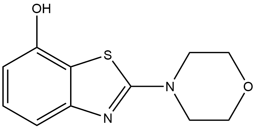 2-(4-Morpholinyl)-7-benzothiazolol Structure