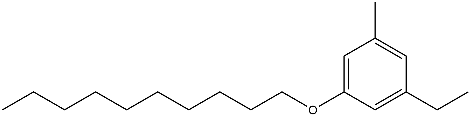 Benzene, 1-(decyloxy)-3-ethyl-5-methyl- Structure