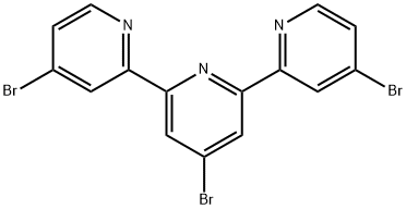2,2':6',2''-Terpyridine, 4,4',4''-tribromo- 结构式