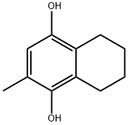 1,4-Naphthalenediol, 5,6,7,8-tetrahydro-2-methyl- Structure
