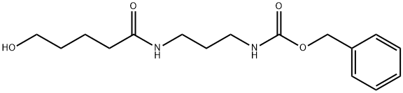 Carbamic acid, N-[3-[(5-hydroxy-1-oxopentyl)amino]propyl]-, phenylmethyl ester