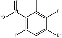 Benzene, 1-bromo-2,3,5-trifluoro-4-nitro- Structure