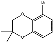 5-bromo-2,2-dimethyl-2,3-dihydro-1,4-benzodioxine Struktur